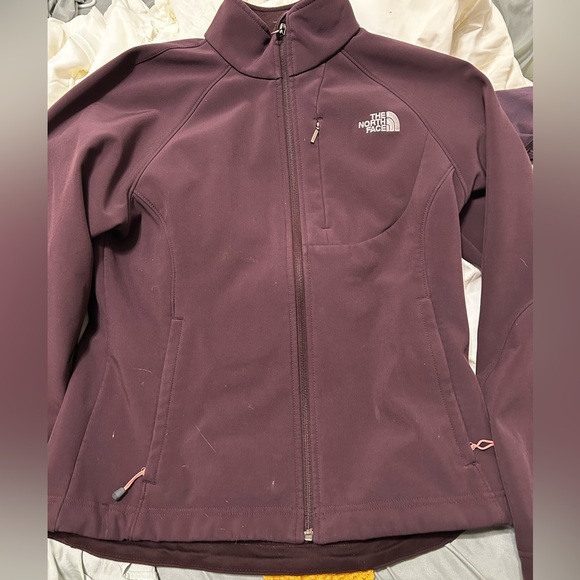 OFFERS OPEN THE NORTH FACE WINDWALL Purple FULL ZIP JACKET WOMENS SZ Medium NWOT - Picture 4 of 12